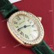 Swiss Quartz Cartier Montre Baignoire 1920 Cream Dial Green Leather Strap (2)_th.jpg